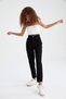 Women's High Waist Black Mom Jeans Lycra Stretchy Jeans Trousers Boyfriend Premium (FULL MOLD) - 5