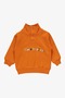 Time to Play Embroidery Baby Boy 2-Thread Tracksuit Set Mnk14100 Orange - 2