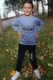 Young 2-yarn Seasonal Children's Tracksuit MNK0552 BLUE