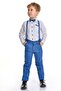 Colorful Trousers Shirt Boy Suit Indigo