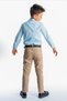 Stylish Shirt Gabardine Trousers Boys' Suit Mnk0422 Blue - Beige - 6