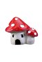 4cm Conjoined Mini Miniature Couple Smurfs Mushroom House Silicone Mold K-260 Stone Powder Soap Plaster Candle Mold - 3