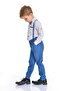 Colorful Trousers Shirt Boy Suit Indigo - 6
