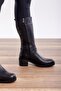 Genuine Leather Zippered Boots for Women - 3