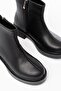 02-3033 Black Zippered Daily Women's Boots - 5