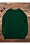 Unisex Christmas Pine Tree Printed Crew Neck Sweatshirt - 2
