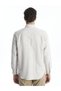 Regular Fit Long Sleeve Dobby Men's Textured Shirt - 4