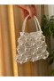Special Design Luxury Mesh Pearl Handbag Pearl Bag Hand Bag Beading Bag (Phone None) - 6