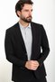 Straight Slim Fit Bag Pocket Mono Collar Sports Men's Suit Black - 45231.23Y - 5
