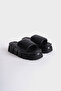 Tello Wedge Heeled Single Strap Women's Slippers