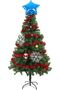 2 Pieces 1.7 Meters Red Thick Christmas Tassel Ornament Tinsel Garland, Ornament T772 - 4