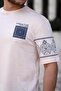 Melon Print Detailed Oversize Short Sleeve T-Shirt - 2428 - 3