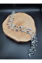 Completely Handmade, Stylish and Elegant Wedding and Engagement Bridal Crown and Hair Accessory with Crystal Stones - 4