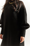 Balloon Sleeve Knit Dress - 4
