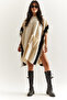Striped Poncho - 2