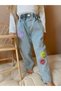 Yigit Boutique Smile Embroidered Girls' Jeans - 3