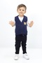 Baby Boy Embroidered Knitwear Cardigan&Vest - 3
