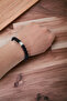 Patterned Shiny Onyx Gemstone Havlite Gemstone Bracelet Natural Gemstone Bracelet Natural Gems - 4