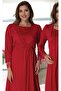 Cotton Maternity Long Sleeve Dressing Gown Nightgown and Pajama Set Set of 4