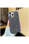 Apple iPhone 16 Pro Compatible Case Stone Star Shine Silicone Case Blue