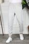 Men's Slim Fit Jogger Sweatpants with Zipper Stripe - 2