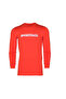 Orange Lycra Long Sleeve Crew Neck T-Shirt - Sf-0006-2 Sb
