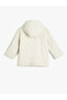 Clamshell Pocket Zipper Closure Hooded Raincoat - 2