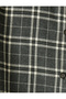 Long Sleeve Pocket Detailed Viscose Blend Plaid Shirt Jacket - 6