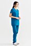 Ultralycra Basic - Lycra Doctor Nurse Uniform Set Scrubs Uniform Surgical Suit (Unisex), Petro - 3