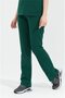 Happiness Spaniard - Lycra Doctor Nurse Scrubs Single Bottom Surgical Uniform (Women), Dark Green - 2