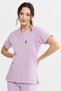 Ultralycra Spaniard - Lycra Doctor Nurse Scrubs Single Top Surgical Jersey (Women), Lilac - 2