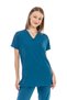 Ultralycra Basic - Lycra Doctor Nurse Scrubs Single Top Surgical Jersey (Unisex), Petrol Blue - 4