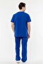 Ultralycra Comfy - Large Size Lycra Doctor Nurse Uniform Set (Unisex), Cobalt Blue - 7