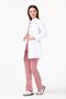 Stand Collar 85 cm Doctor Nurse Teacher Coat (WOMEN), White - 3