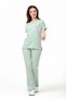 UltraLycra Spaniard - Stretch Fabric Doctor Nurse Scrubs Uniform Surgical Set (WOMEN), Su