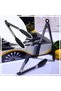 Metal Frying Tongs with Silicone Tips, Black Color - 3