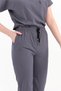 Ultralycra Spaniard - Lycra Doctor Nurse Scrubs Single Bottom Surgical Jersey (Women), Asphalt - 3