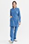 Ultralycra Modest - Lycra Doctor Nurse Hijab Uniform Set, Indigo - 3