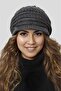 Women's Brim Lined Knitwear Knitted Beret - 5