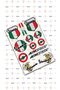 Vespa Reflektif Sticker Seti