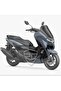 واقي لوحة إشارة Redlinegrafic NMax المتوافق مع موديل 2021 باللون الأسود والرمادي - 3