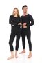 New Season Winter Warm Cotton Thermal Underwear Set, Men's & Women's Anthracite Double Underwear Set - 8