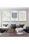 Metal Framed Real Glass Table Petra Set of 3