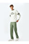Lace-Up Waist Cotton Pocket Ribbed Sweatpants