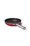 مجموعة أواني طهي ومقلاة مكونة من 8 قطع باللون الأحمر حصريًا على طراز 50's من Cookware Ckwexc - 2