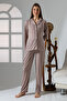 Likapa Combed Cotton Front Buttoned Maternity Long Sleeve Pajama Set - 2