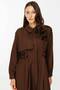 Premium Trench Brown Dress - 7