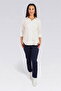 10940 White Sports Shirt with Strip Detail - 2