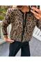Leopard Patterned Knitwear Cardigan