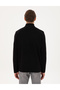 Black Regular Fit Half Zip Fleece Sweatshirt 50298973-Vr046 - 5